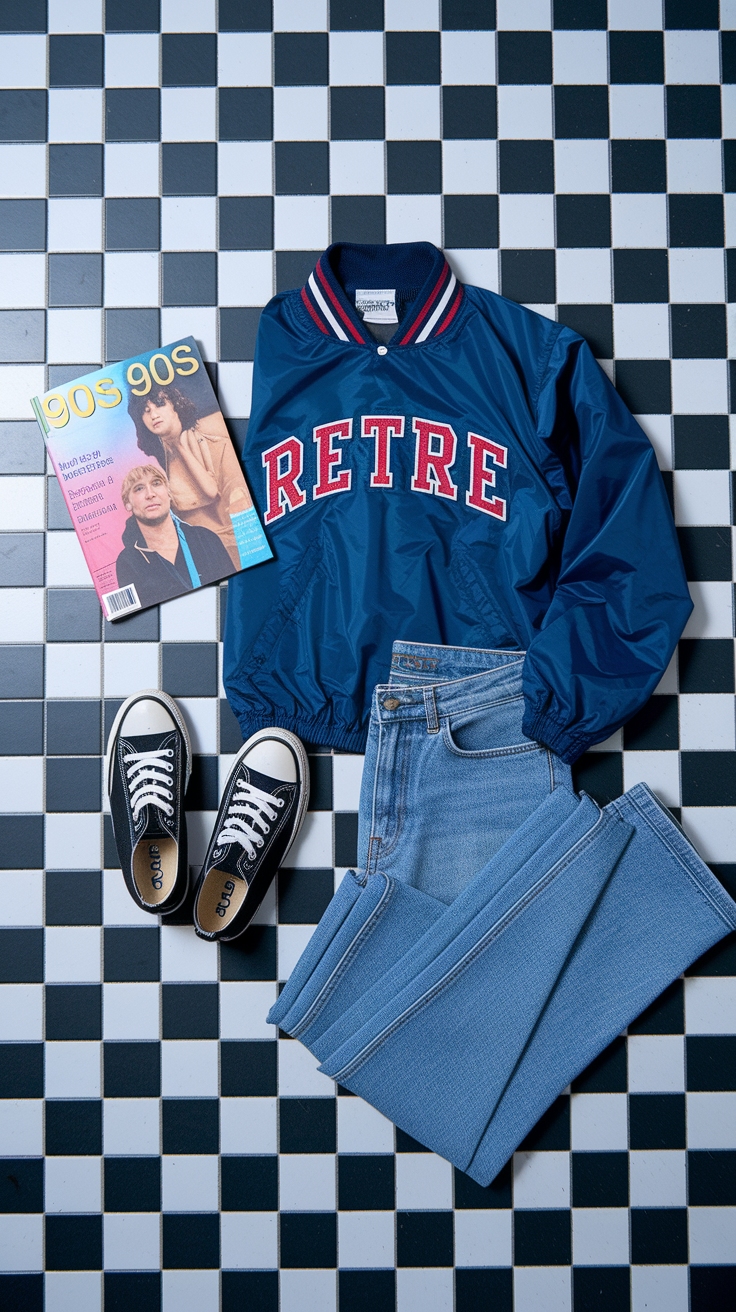 Elevate Your Look with Retro Shoes Outfit Trends outfit idea