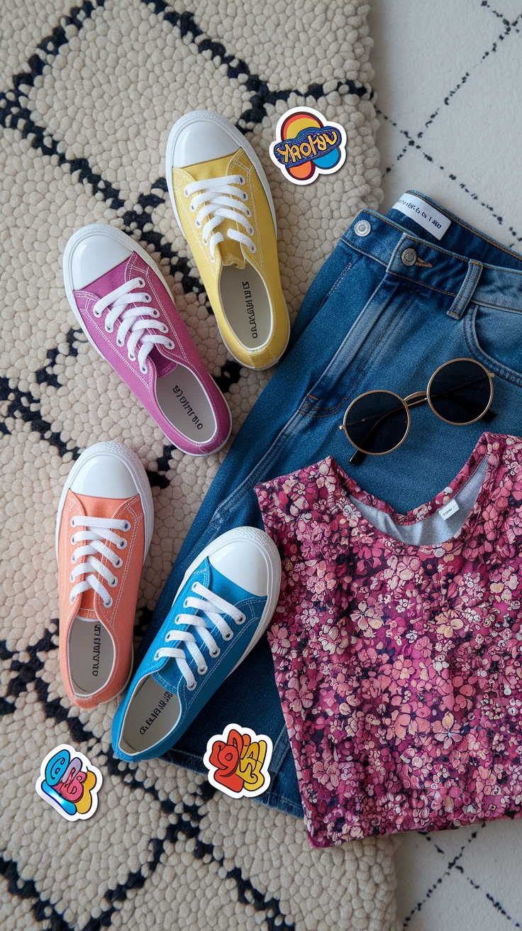 Retro Sneakers Outfit Women Can Rock Every Day outfit idea