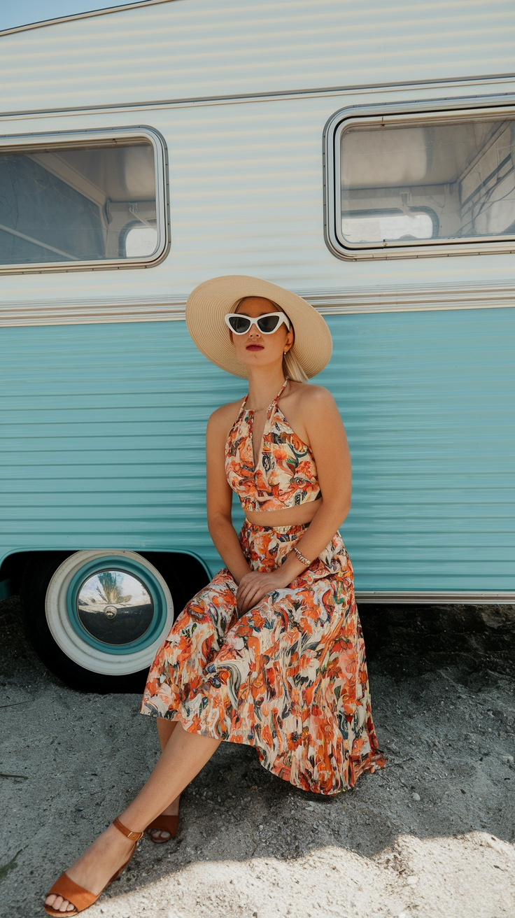 Planning Your Retro Vacation Outfit Essentials outfit idea