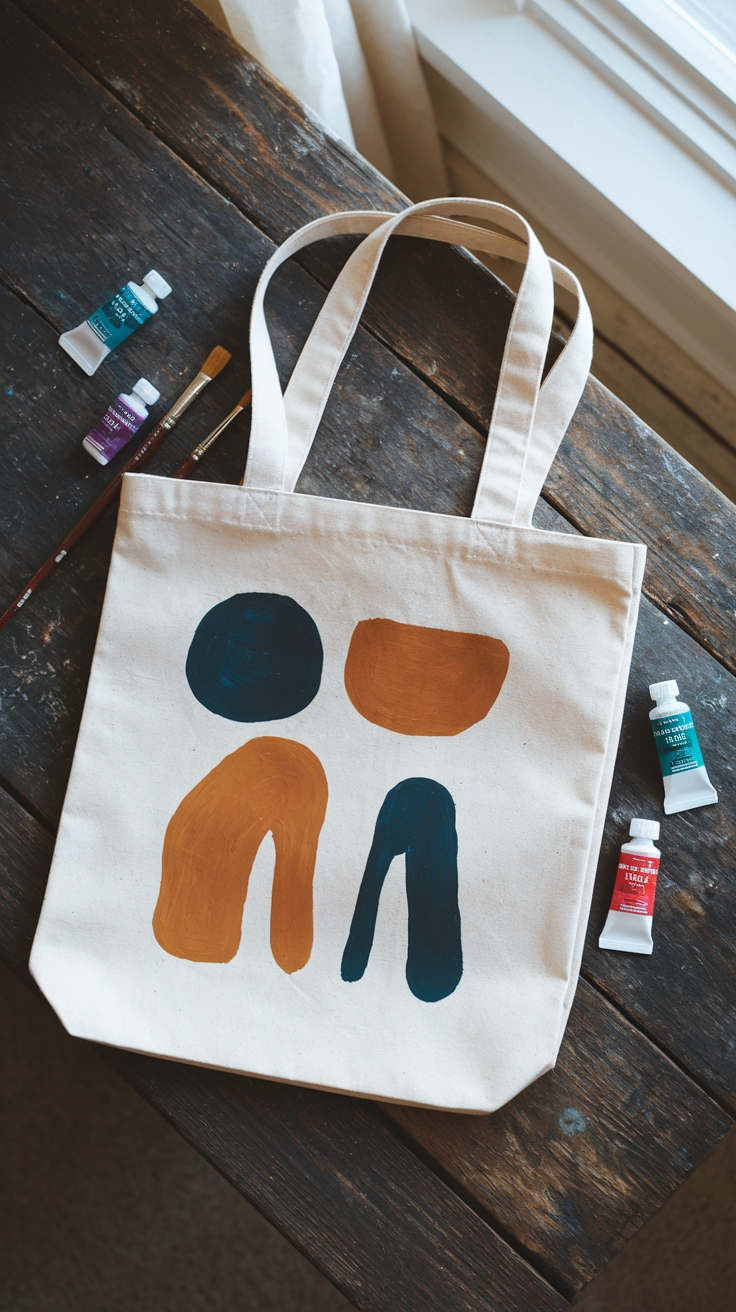 Simple Tote Bag Design Paint Techniques outfit idea
