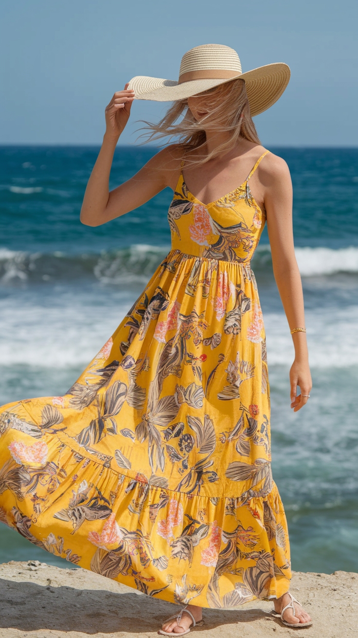 Sun Dresses Long Summer Maxi: Flowing Styles for Hot Days outfit idea