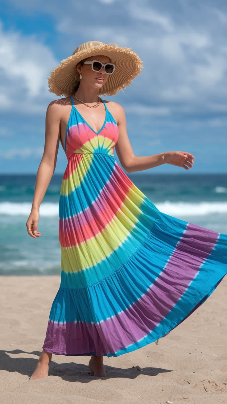 Tie Dye Maxi Dresses: Fashion Trends You Need to Know outfit idea
