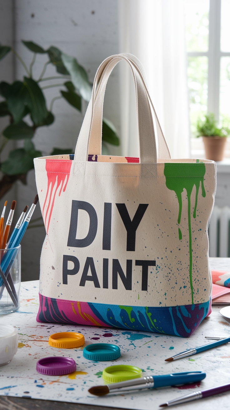 Tote Bag Design DIY Paint Ideas for Customization outfit idea