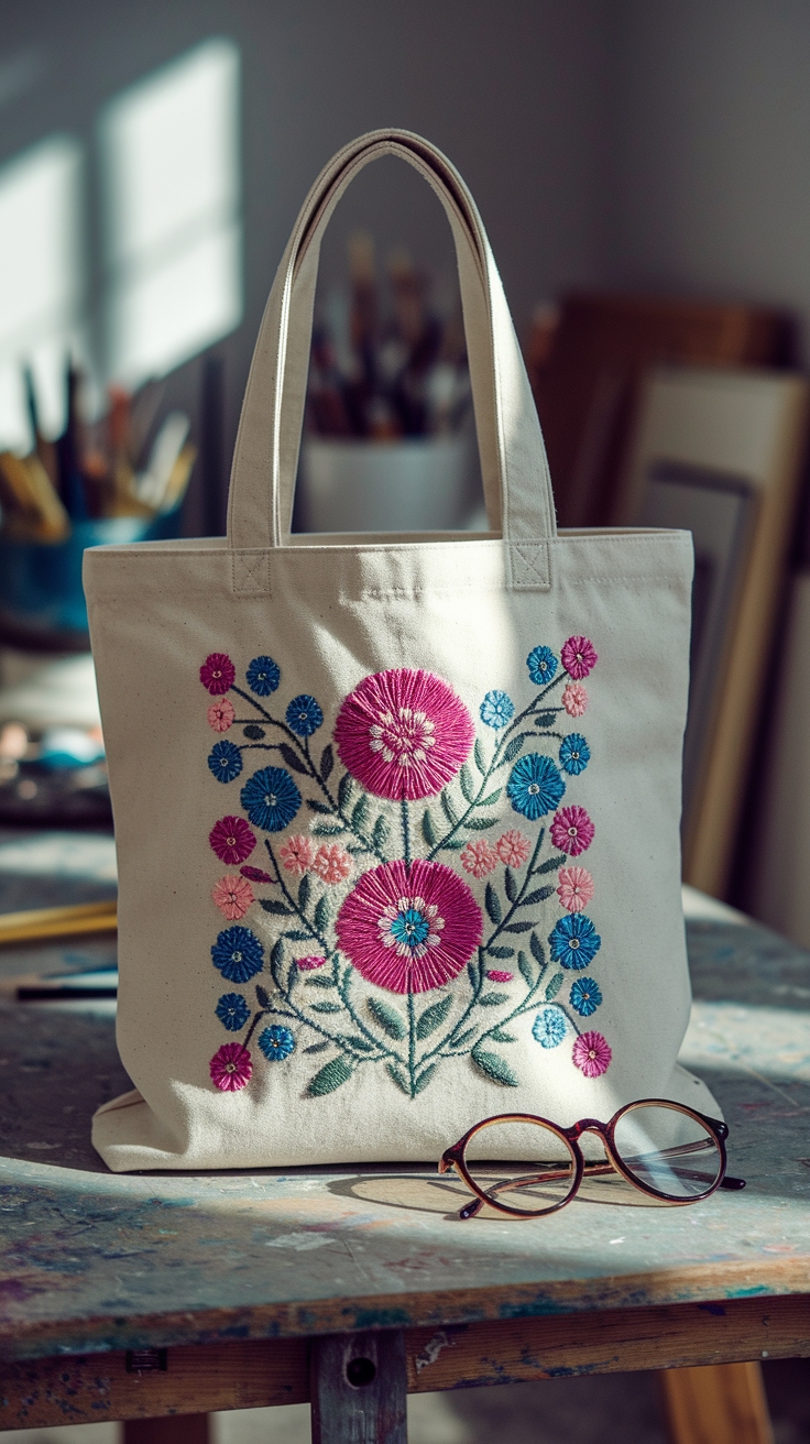 Exploring Tote Bag Design Embroidery Techniques outfit idea