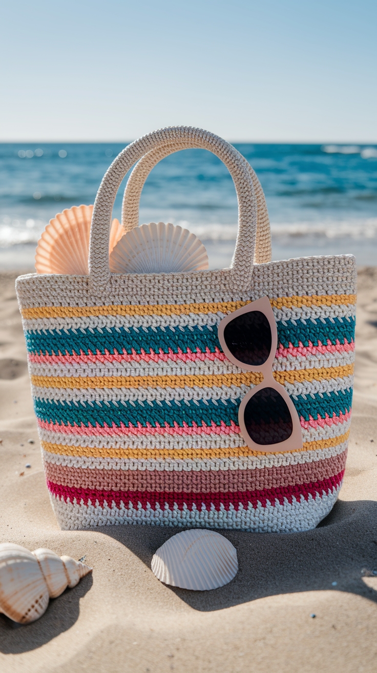 Stylish Tote Crochet Bag for Everyday Use outfit idea