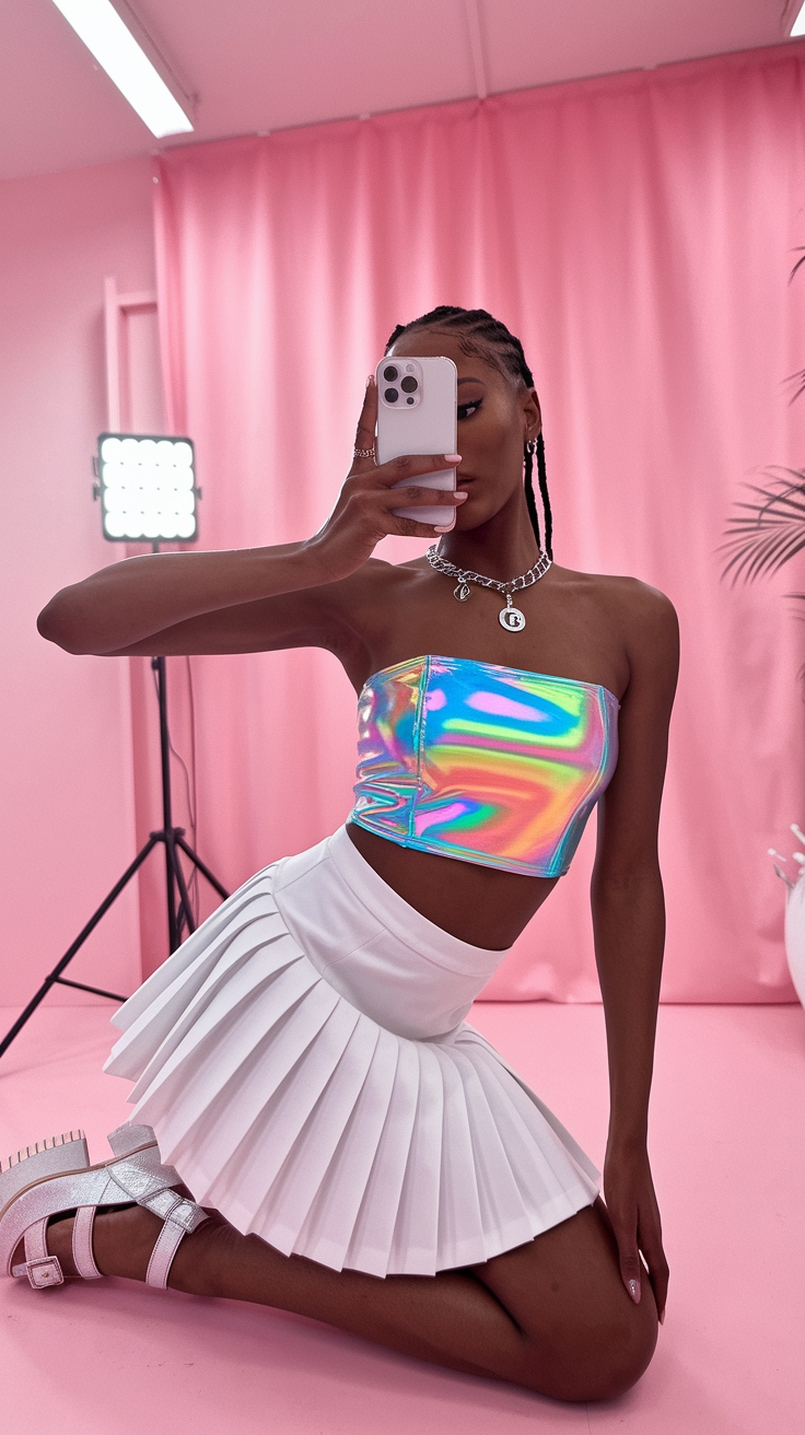 Tube Top Outfit Aesthetic Y2K: Create the Perfect Look outfit idea