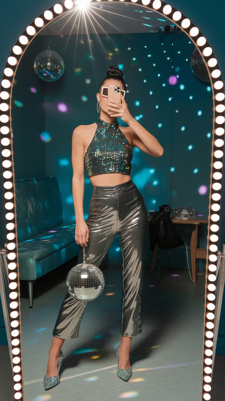 Stylish Retro Party Outfit Ideas to Stand Out outfit idea