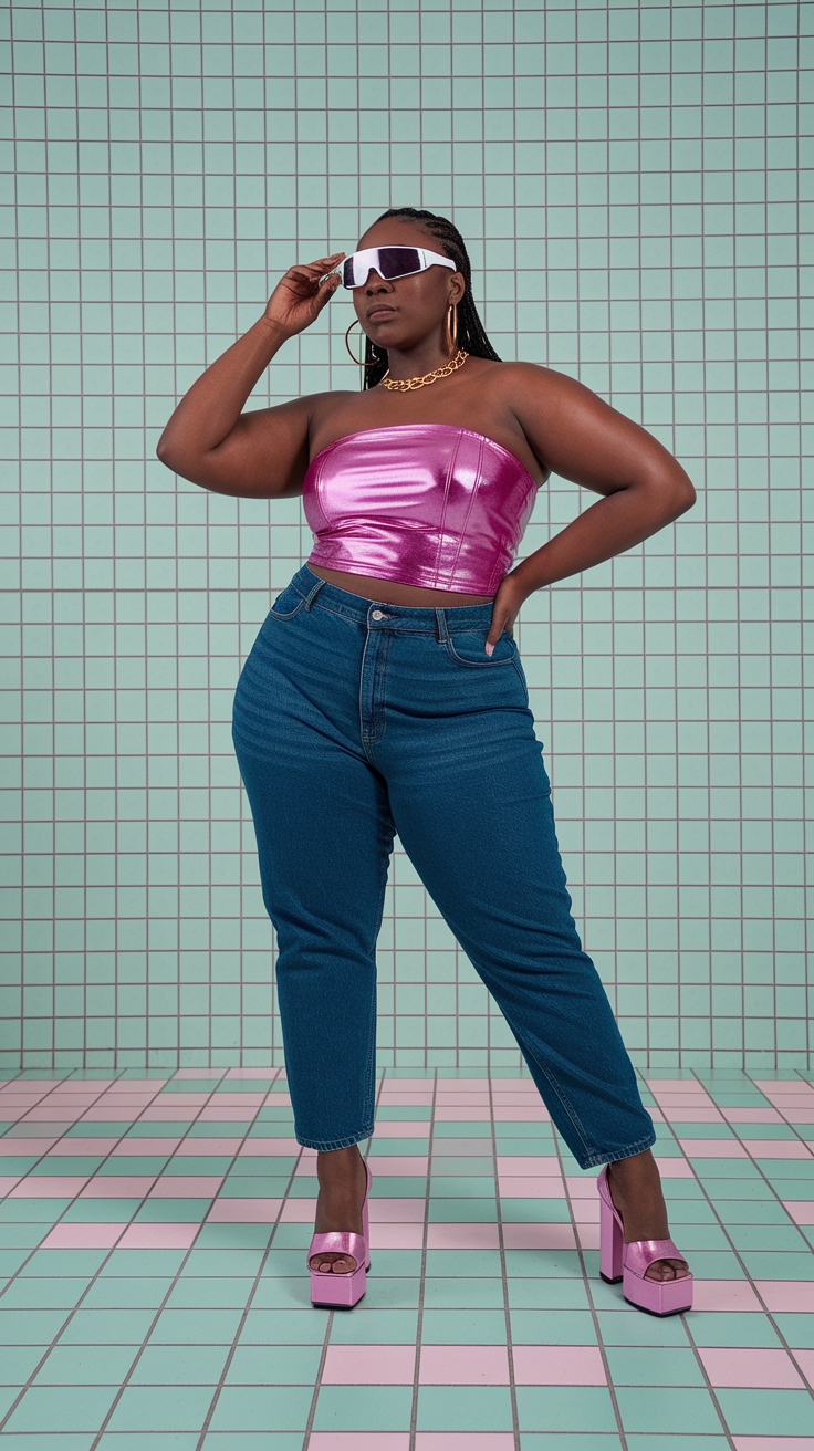 Y2K Aesthetic Outfit for Black Women: Stand Out in Style outfit idea