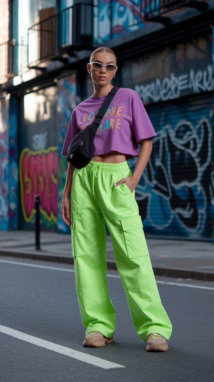 Y2K Cargo Pants Outfit to Try This Season outfit idea