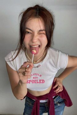 Style Core Aesthetics, New Style Trends - A Little Bit Spoiled Crop Top