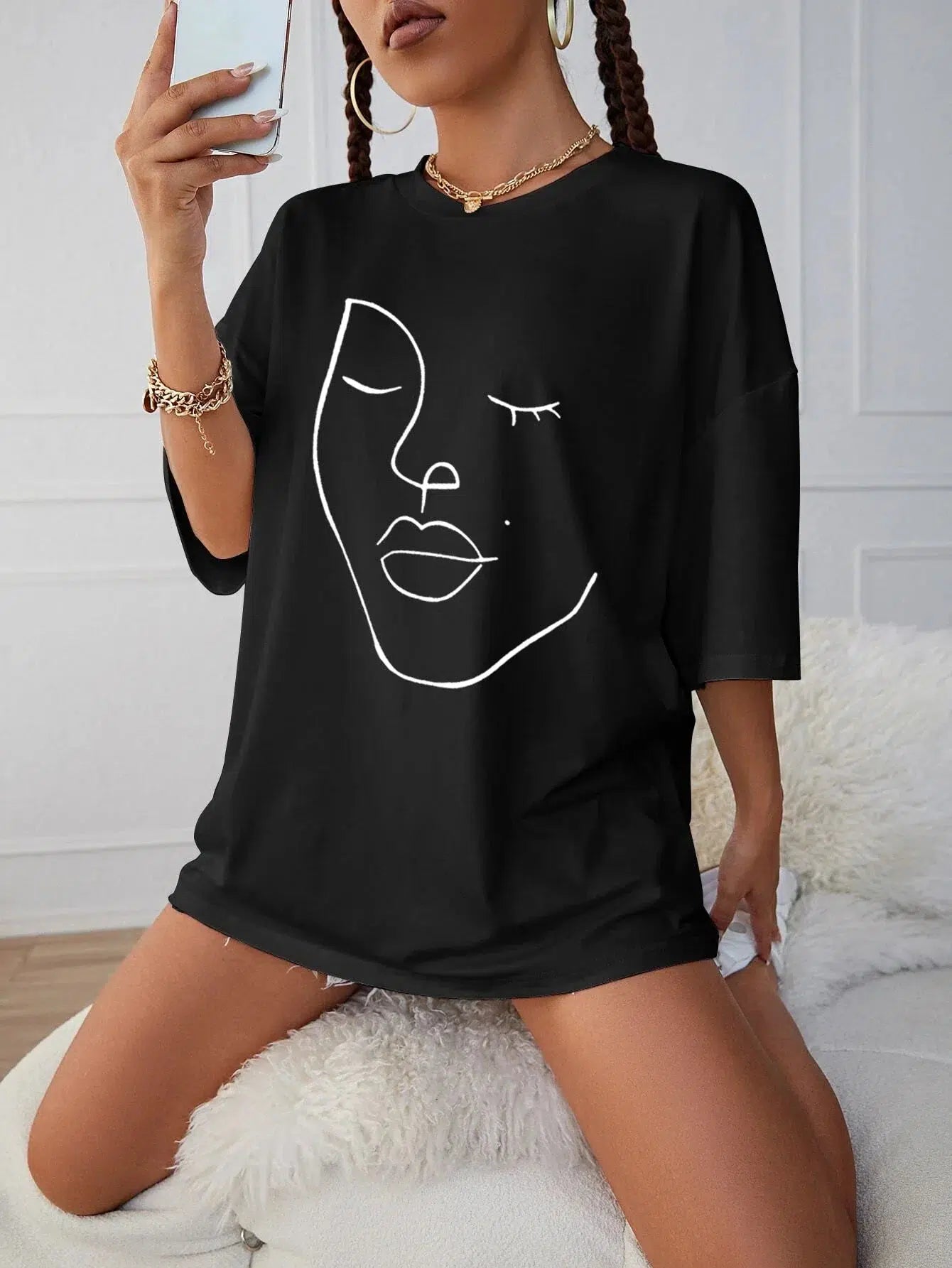 Style Core Aesthetics, New Style Trends - Abstract Woman Face Tee Style Core Aesthetics, New Style Trends - Abstract Woman Face Tee