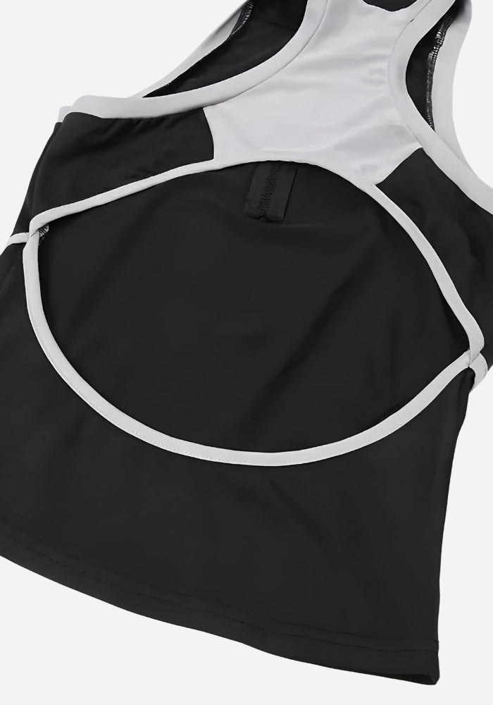 Style Core Aesthetics, New Style Trends - Acubi Open Back Zip-Up Top Style Core Aesthetics, New Style Trends - Acubi Open Back Zip-Up Top