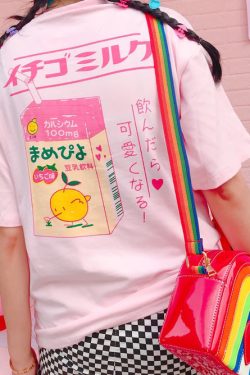 Style Core Aesthetics, New Style Trends - Aesthetic Milk T-Shirt