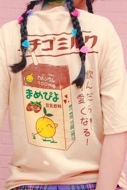 Style Core Aesthetics, New Style Trends - Aesthetic Milk T-Shirt