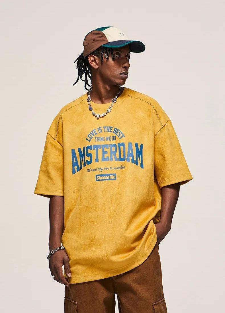 Style Core Aesthetics, New Style Trends - Amsterdam Suede Tee Style Core Aesthetics, New Style Trends - Amsterdam Suede Tee