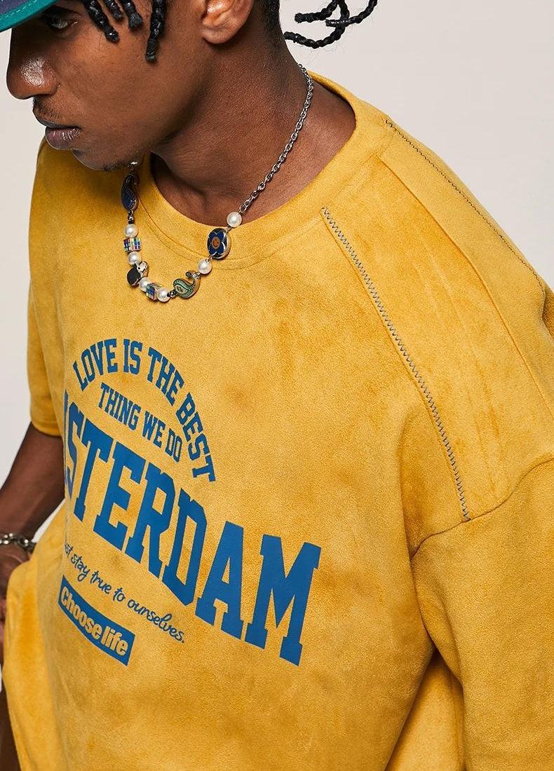 Style Core Aesthetics, New Style Trends - Amsterdam Suede Tee Style Core Aesthetics, New Style Trends - Amsterdam Suede Tee