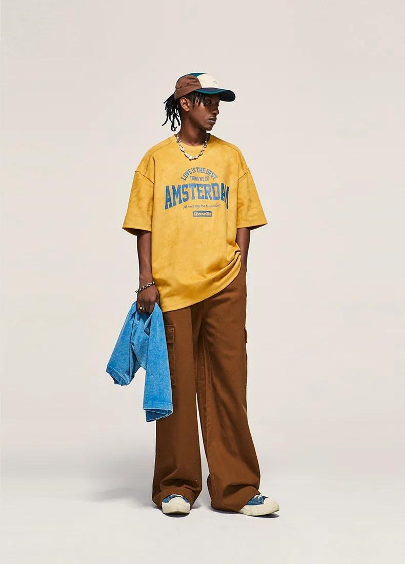Style Core Aesthetics, New Style Trends - Amsterdam Suede Tee Style Core Aesthetics, New Style Trends - Amsterdam Suede Tee