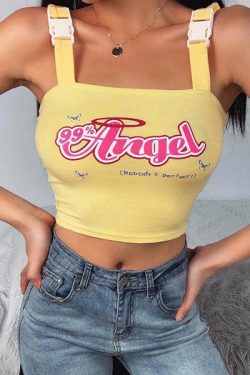 Style Core Aesthetics, New Style Trends - Angel Buckle Crop Top