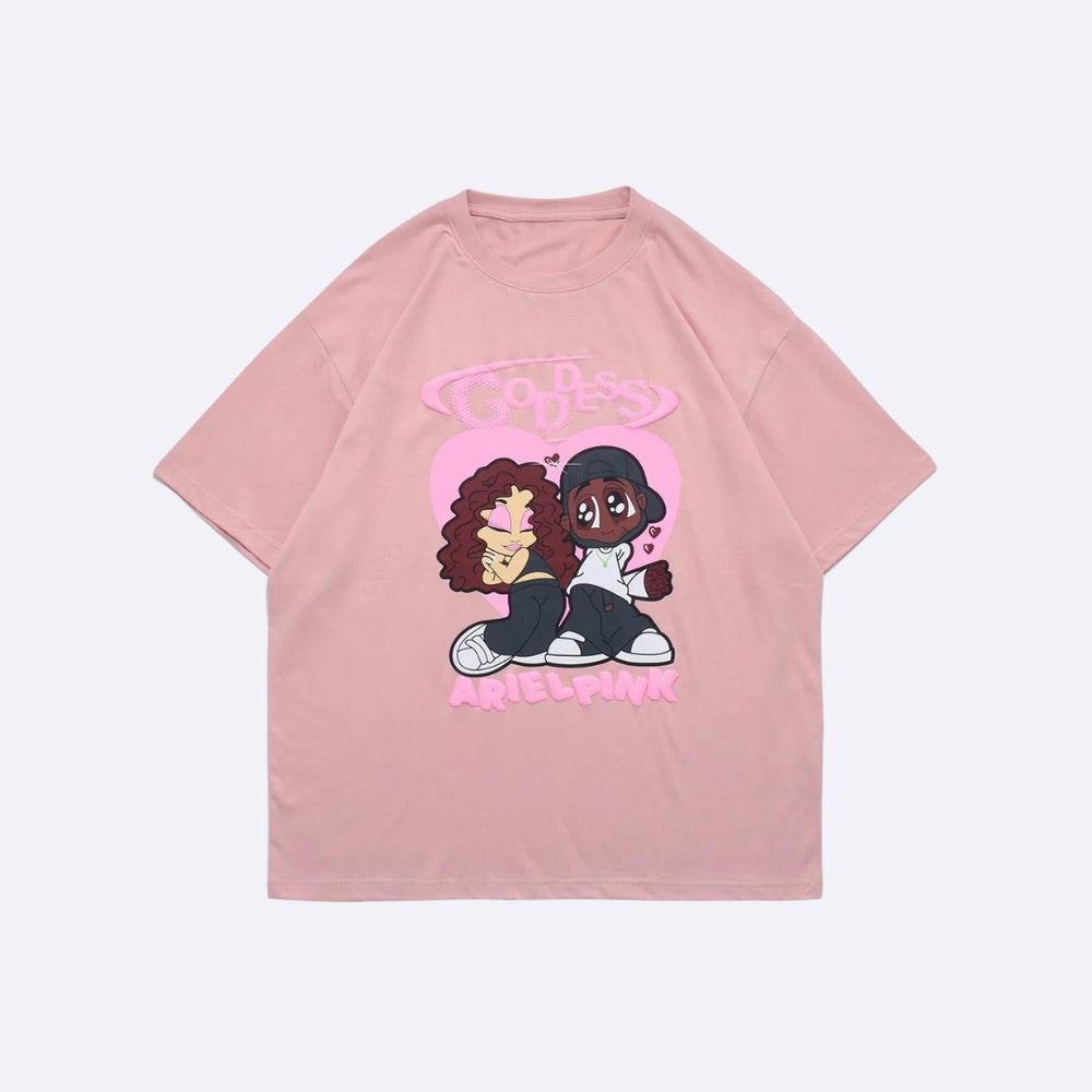 Style Core Aesthetics, New Style Trends - Ariel Pink Cute Couple Tee Style Core Aesthetics, New Style Trends - Ariel Pink Cute Couple Tee