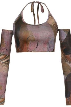 Style Core Aesthetics, New Style Trends - Back In Business Top & Gloves Set