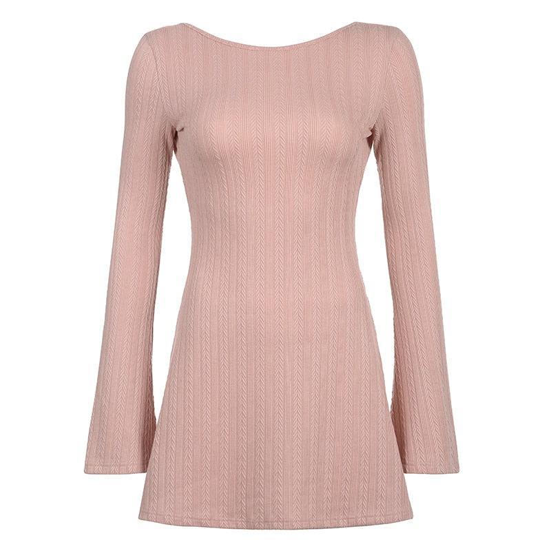Style Core Aesthetics, New Style Trends - Backless Mini Dress Style Core Aesthetics, New Style Trends - Backless Mini Dress