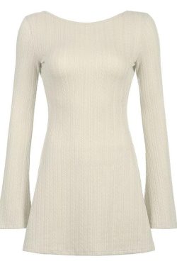 Style Core Aesthetics, New Style Trends - Backless Mini Dress