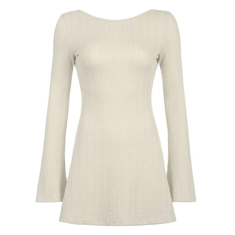 Style Core Aesthetics, New Style Trends - Backless Mini Dress Style Core Aesthetics, New Style Trends - Backless Mini Dress