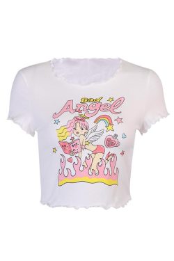 Style Core Aesthetics, New Style Trends - Bad Angel Crop Top