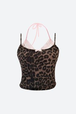 Style Core Aesthetics, New Style Trends - Baddie Leopard Crop Top