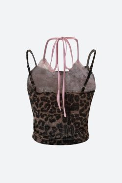 Style Core Aesthetics, New Style Trends - Baddie Leopard Crop Top