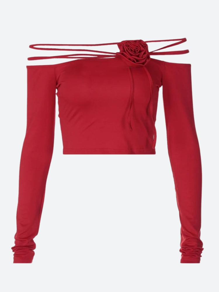 Style Core Aesthetics, New Style Trends - Baddie Rose Asymmetric Off Shoulder Top Style Core Aesthetics, New Style Trends - Baddie Rose Asymmetric Off Shoulder Top