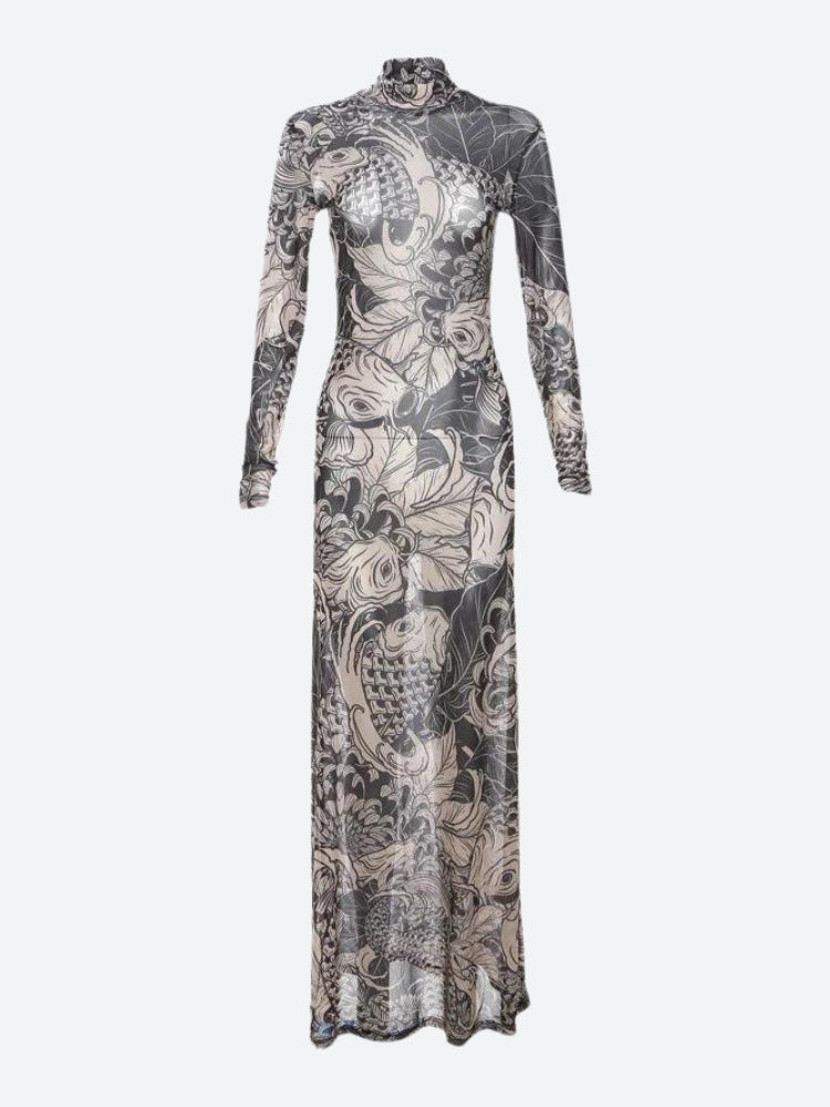Style Core Aesthetics, New Style Trends - Baddie Tattoo Maxi Dress Style Core Aesthetics, New Style Trends - Baddie Tattoo Maxi Dress