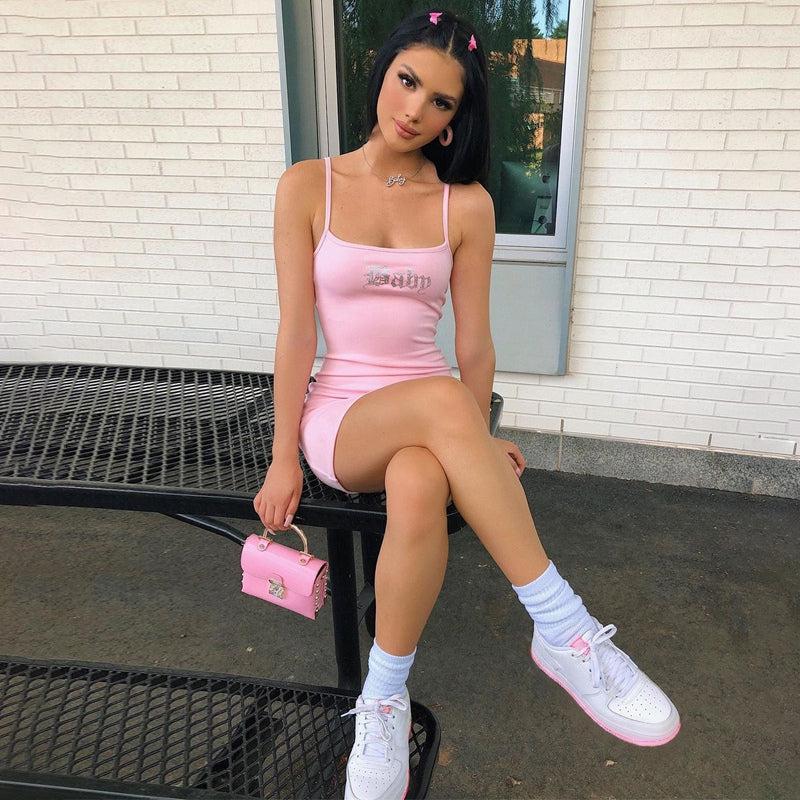 Style Core Aesthetics, New Style Trends - Barbie Baby Bodycon Mini Dress Style Core Aesthetics, New Style Trends - Barbie Baby Bodycon Mini Dress
