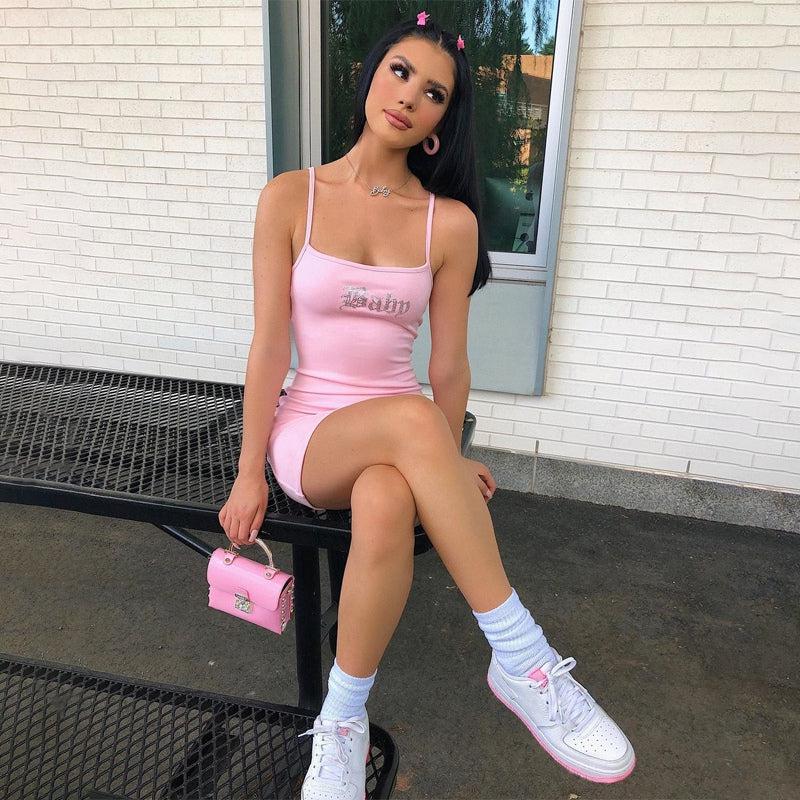 Style Core Aesthetics, New Style Trends - Barbie Baby Bodycon Mini Dress Style Core Aesthetics, New Style Trends - Barbie Baby Bodycon Mini Dress
