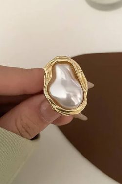 Style Core Aesthetics, New Style Trends - Baroque Aesthetic Pearl Ring