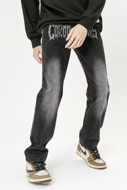 Style Core Aesthetics, New Style Trends - 'Bats' Jeans