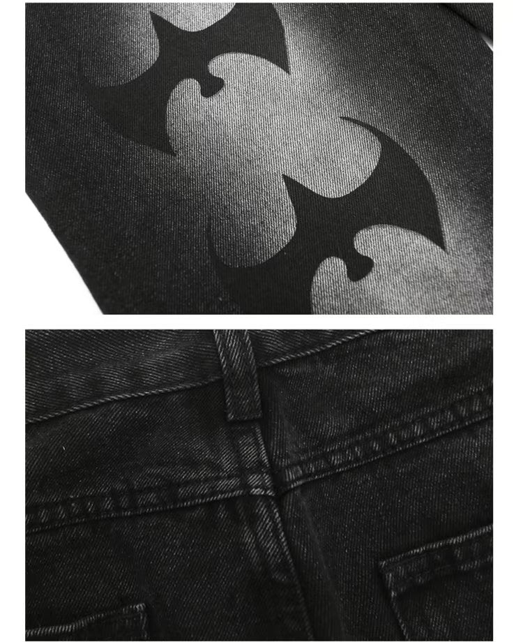 Style Core Aesthetics, New Style Trends - 'Bats' Jeans Style Core Aesthetics, New Style Trends - 'Bats' Jeans