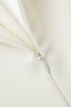 Style Core Aesthetics, New Style Trends - Belted Plunge Neck Mini Dress