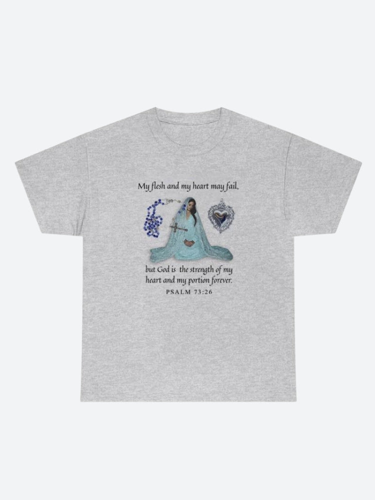 Style Core Aesthetics, New Style Trends - Bible Psalm 73:26 Tee Style Core Aesthetics, New Style Trends - Bible Psalm 73:26 Tee