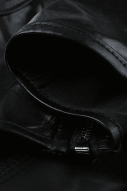 Style Core Aesthetics, New Style Trends - Black Pu Leather Cropped Tank Top