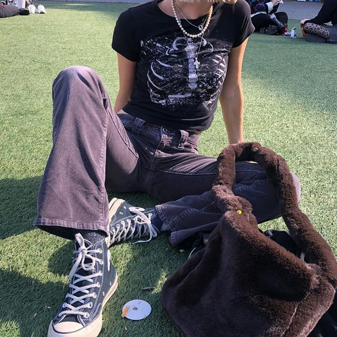 Style Core Aesthetics, New Style Trends - Black Skeleton Crop Top Style Core Aesthetics, New Style Trends - Black Skeleton Crop Top