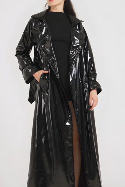 Style Core Aesthetics, New Style Trends - Black Trench Coat