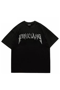 Style Core Aesthetics, New Style Trends - 'Blinged' Cotton T-Shirt