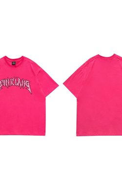 Style Core Aesthetics, New Style Trends - 'Blinged' Cotton T-Shirt