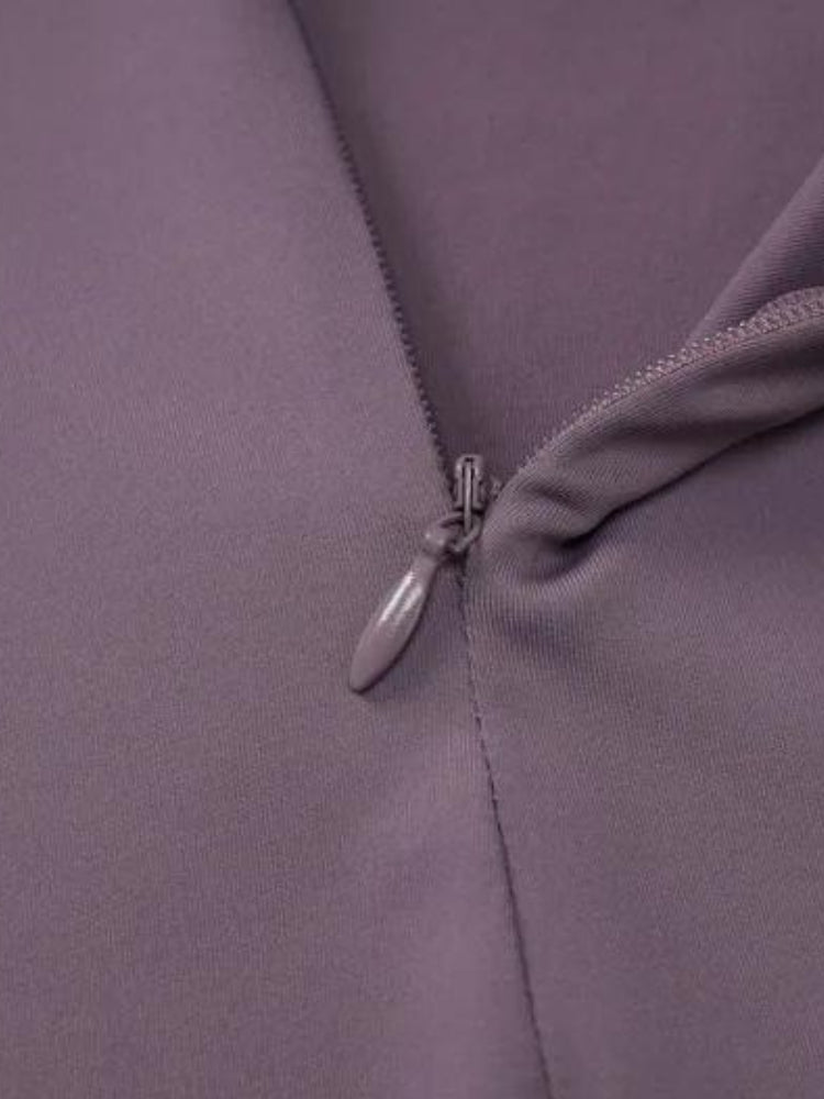 Style Core Aesthetics, New Style Trends - Bodycon Half Zip-Up Top Style Core Aesthetics, New Style Trends - Bodycon Half Zip-Up Top