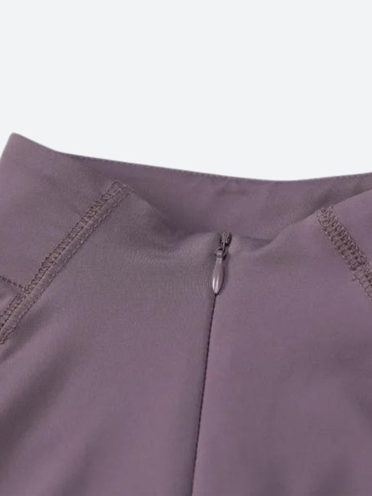 Style Core Aesthetics, New Style Trends - Bodycon Half Zip-Up Top Style Core Aesthetics, New Style Trends - Bodycon Half Zip-Up Top