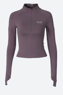 Style Core Aesthetics, New Style Trends - Bodycon Half Zip-Up Top