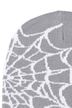 Style Core Aesthetics, New Style Trends - Bonnet à imprimé toile d'araignée