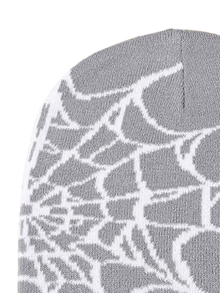 Style Core Aesthetics, New Style Trends - Bonnet à imprimé toile d'araignée Style Core Aesthetics, New Style Trends - Bonnet à imprimé toile d'araignée