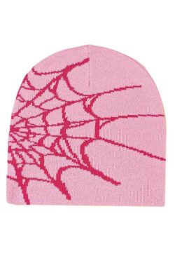 Style Core Aesthetics, New Style Trends - Bonnet à imprimé toile d'araignée